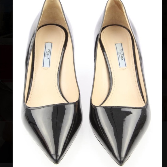 Authentic Prada patent leather kitten heels - Picture 2 of 8